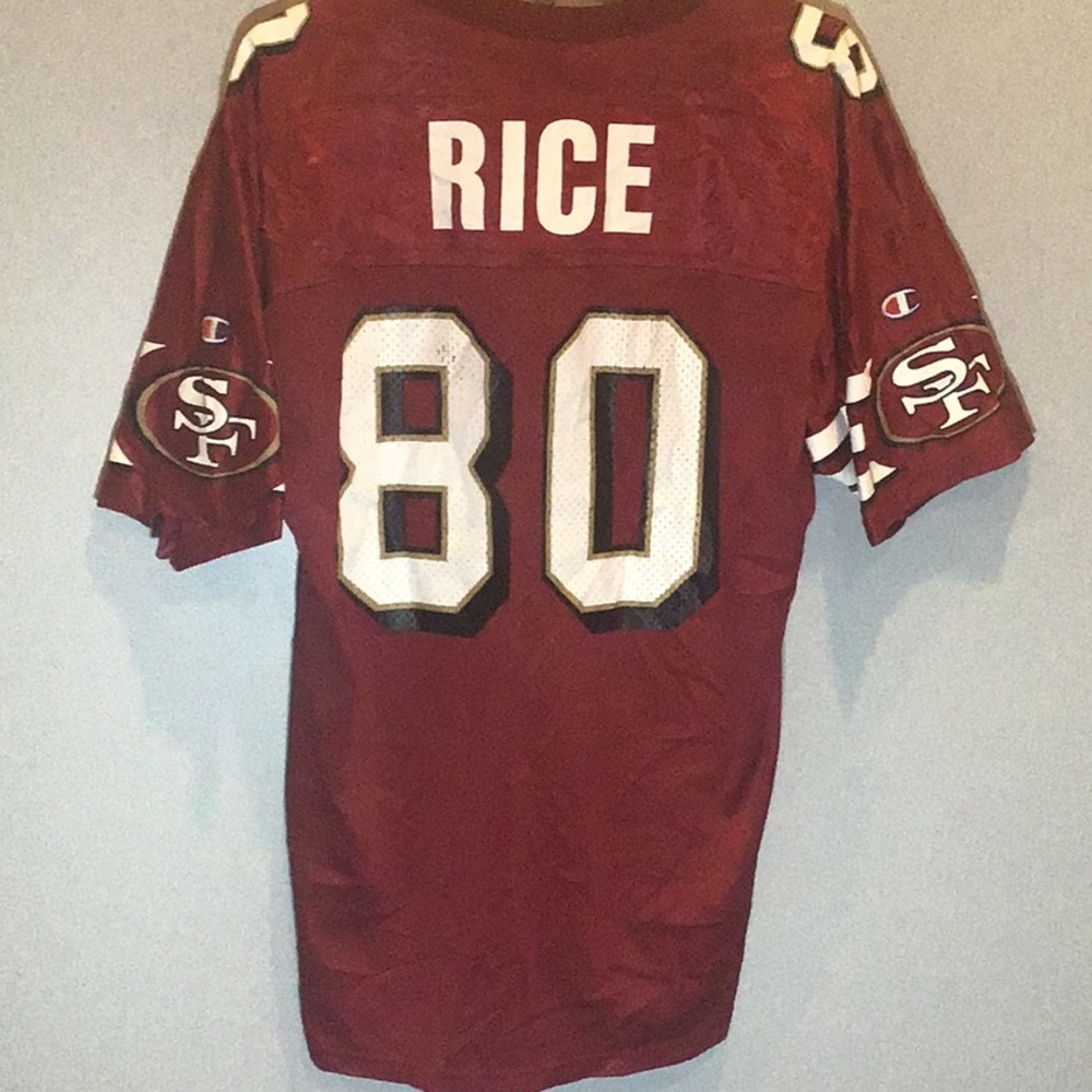 Champion vintage Jerry Rice forty niners Jersey